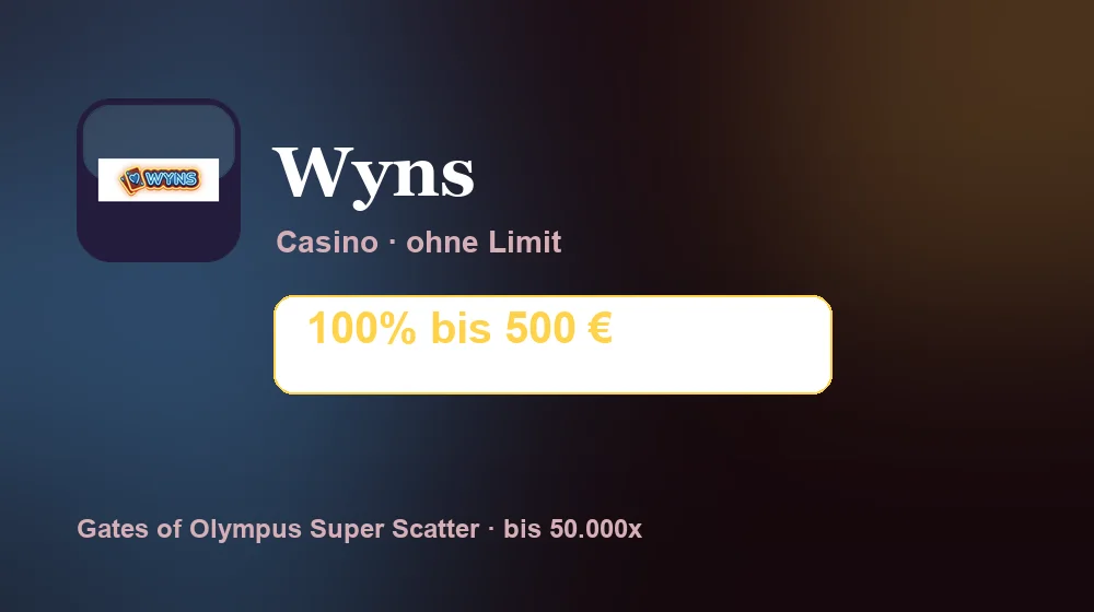 Screenshot von Wyns Casino